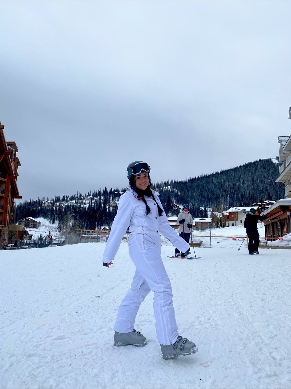White Women's Insulated Ski Jacket - Picture 2 of 3